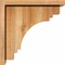 Ekena Millwork Pescadero Rough Sawn Corbel w/Backplate, Western Red Cedar, 6"W x 14"D x 14"H COR06X14X14PEC01RWR - alternate 4